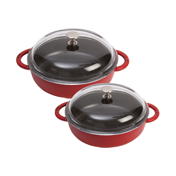 Nồi Hexagon Staub màu đỏ cherry