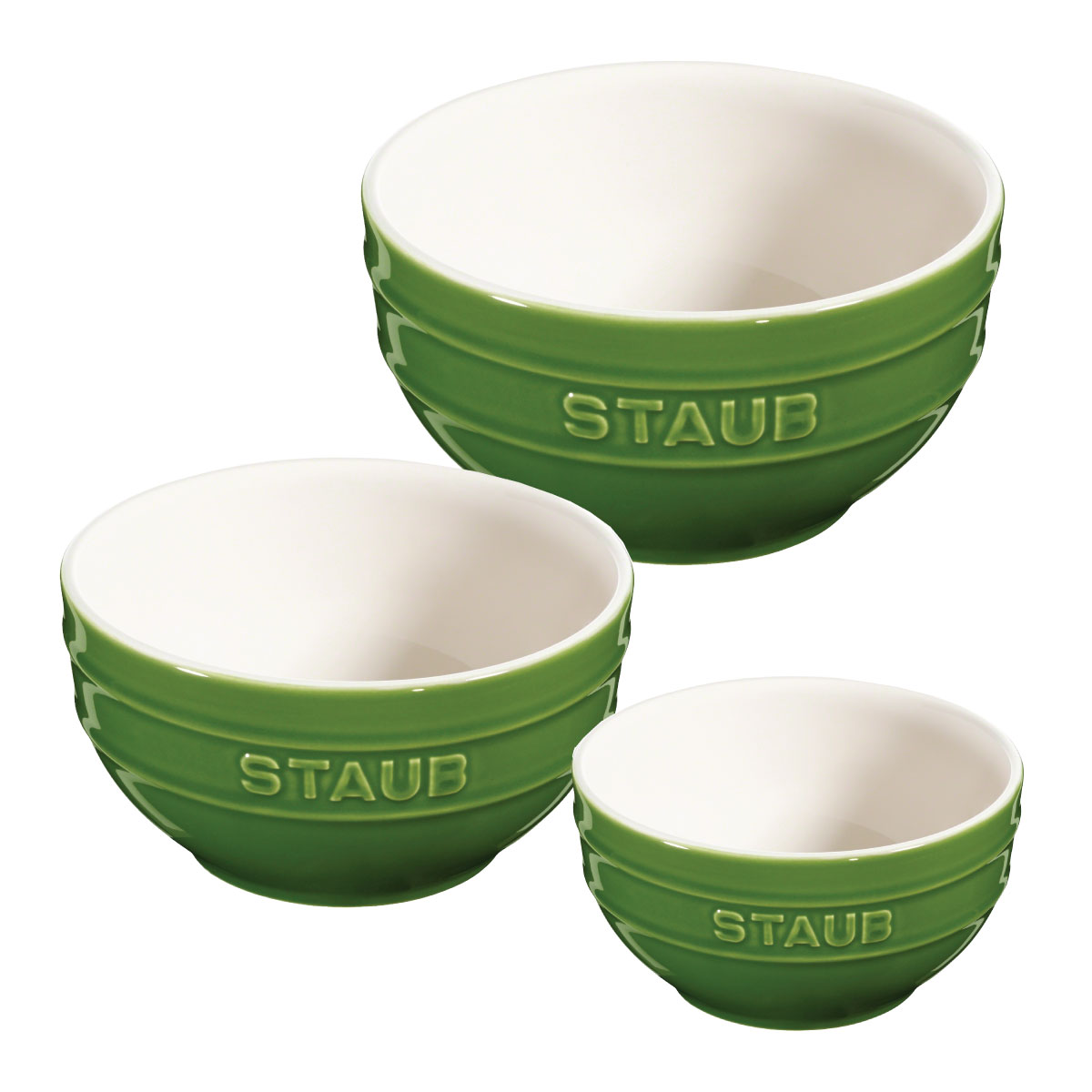 Staub - Tô gốm màu xanh rêu