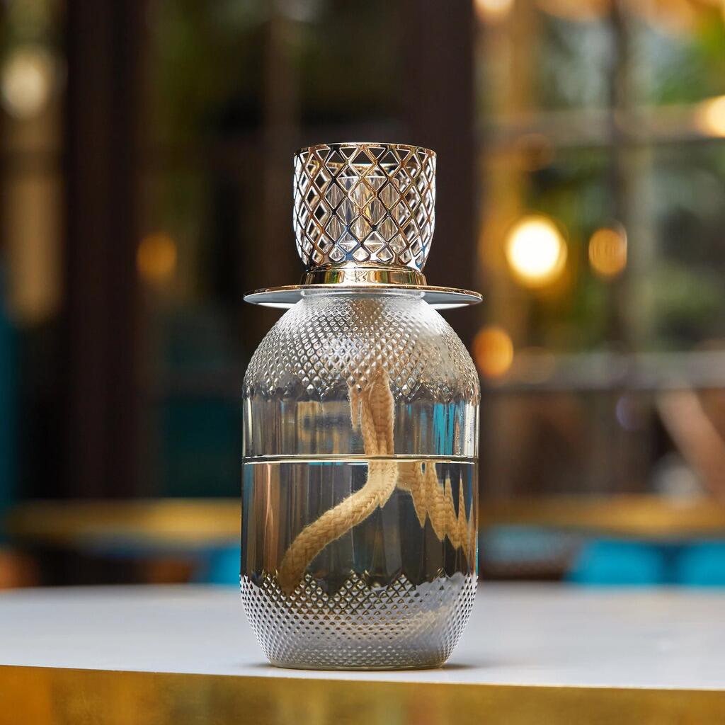 Maison Berger - Bộ đèn xông tinh dầu Evanescence Grey - 2 món - 358ml