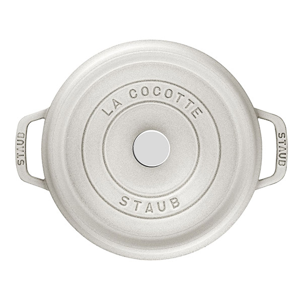 Staub - Nồi tròn màu nấm trắng