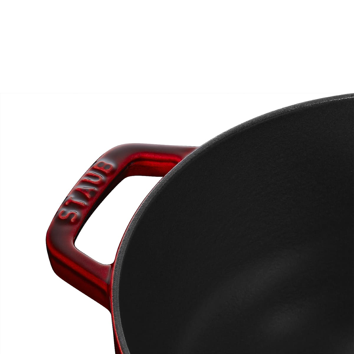 Staub - Nồi gang tròn màu đỏ Bordeaux - 26 cm (4.9L)