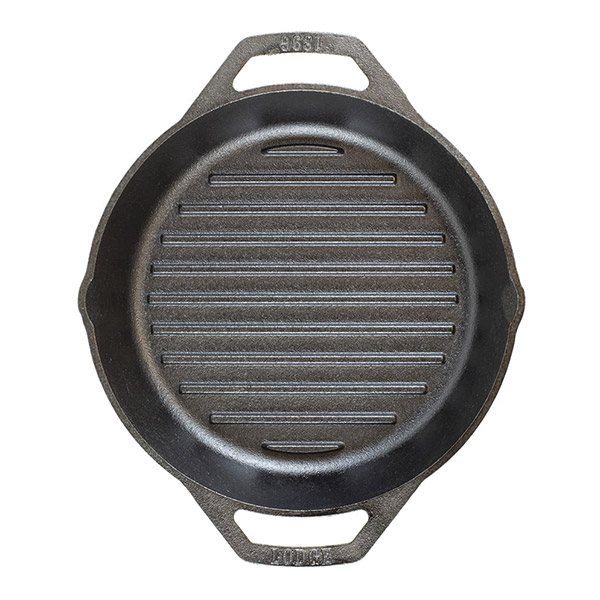 Lodge - Chảo gang nướng hai quai - 26.04 cm