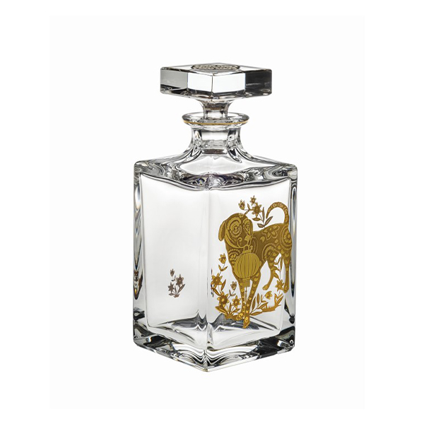 Vista Alegre - Bình Decanter whisky Golden hình chó vàng