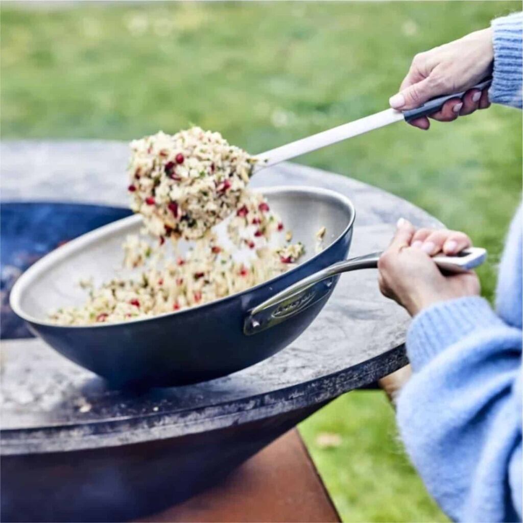 Demeyere - Chảo Wok inox Black 5 - 30cm