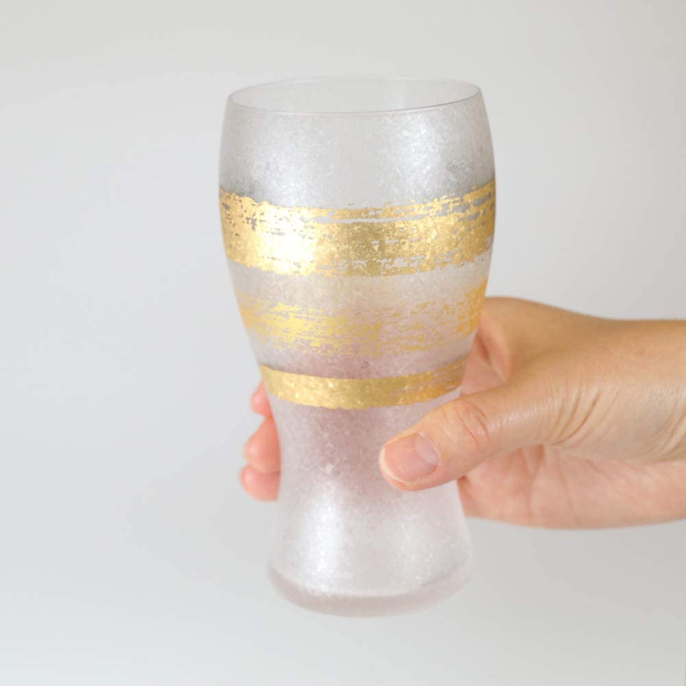 Aderia - Gold Ichimonji - Bộ ly uống bia - 0.38L - 2 cái