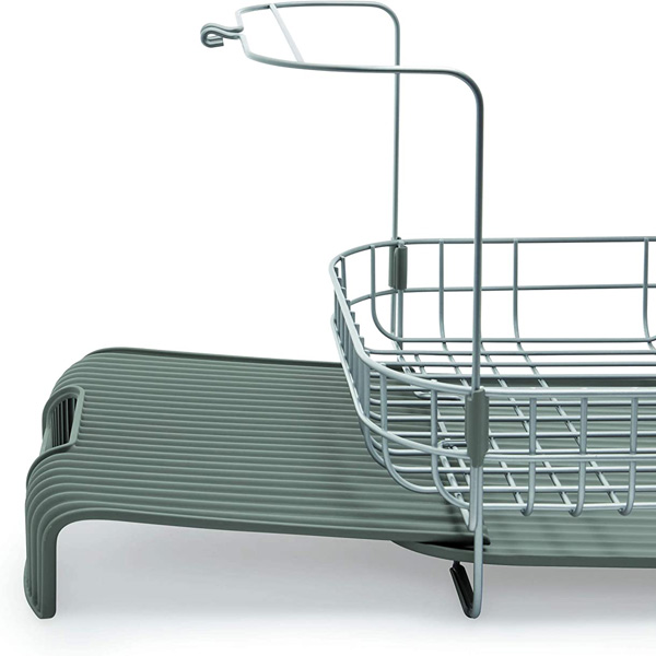 KitchenAid - Kệ chén đĩa bằng thép không gỉ Expandable màu xám