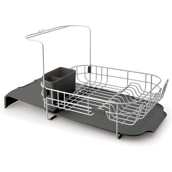 KitchenAid - Kệ chén đĩa bằng thép không gỉ Expandable màu xám