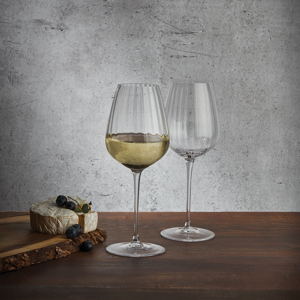 Bộ ly rượu trắng Round Up NUDE - 6 cái