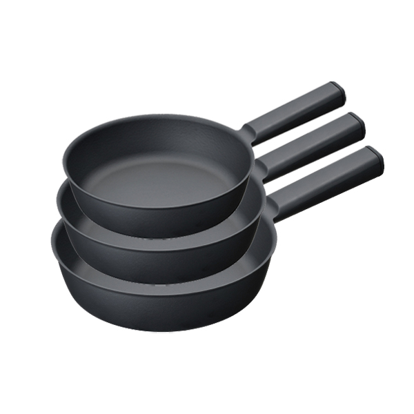 Unilloy - Chảo gang màu đen