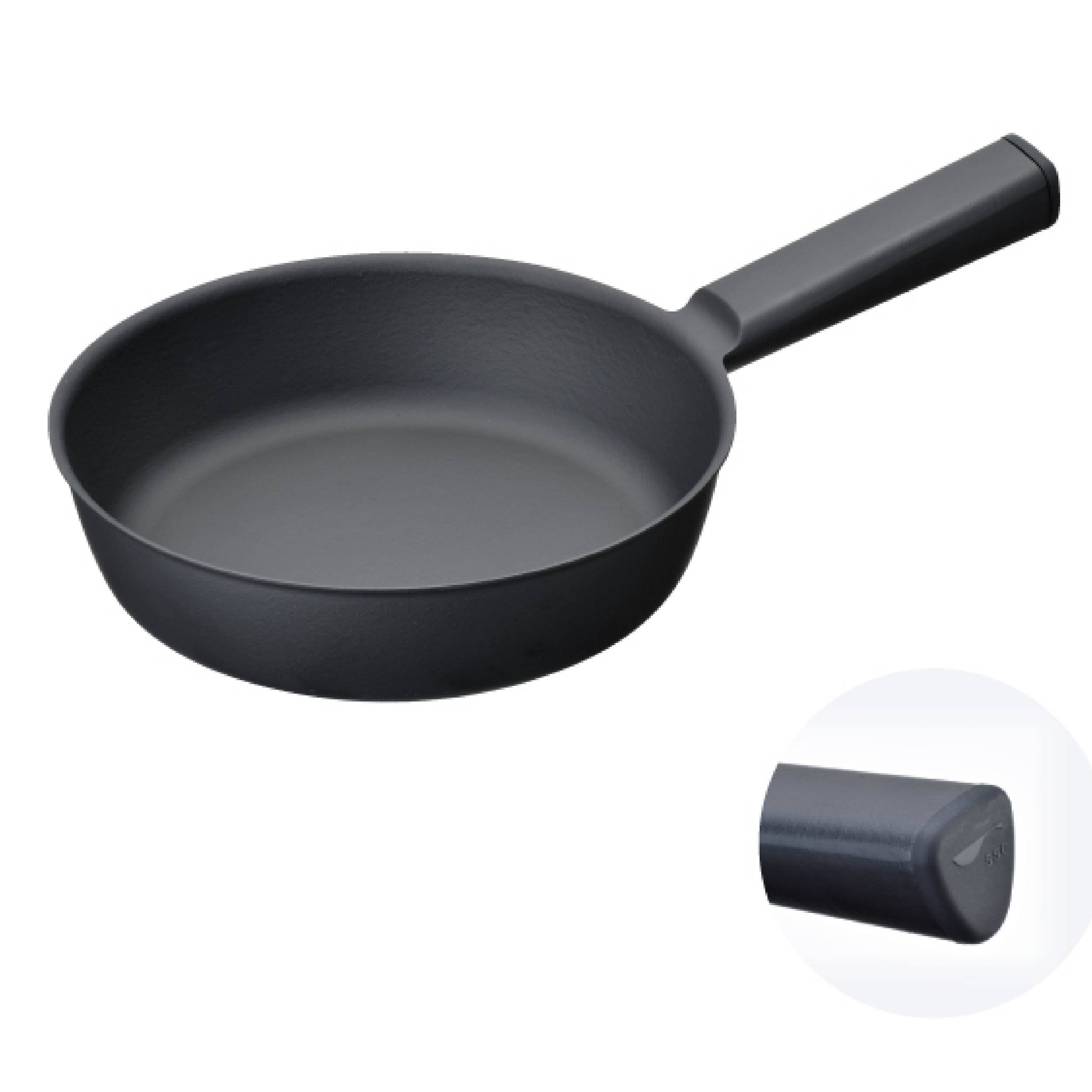 Unilloy - Chảo gang màu đen