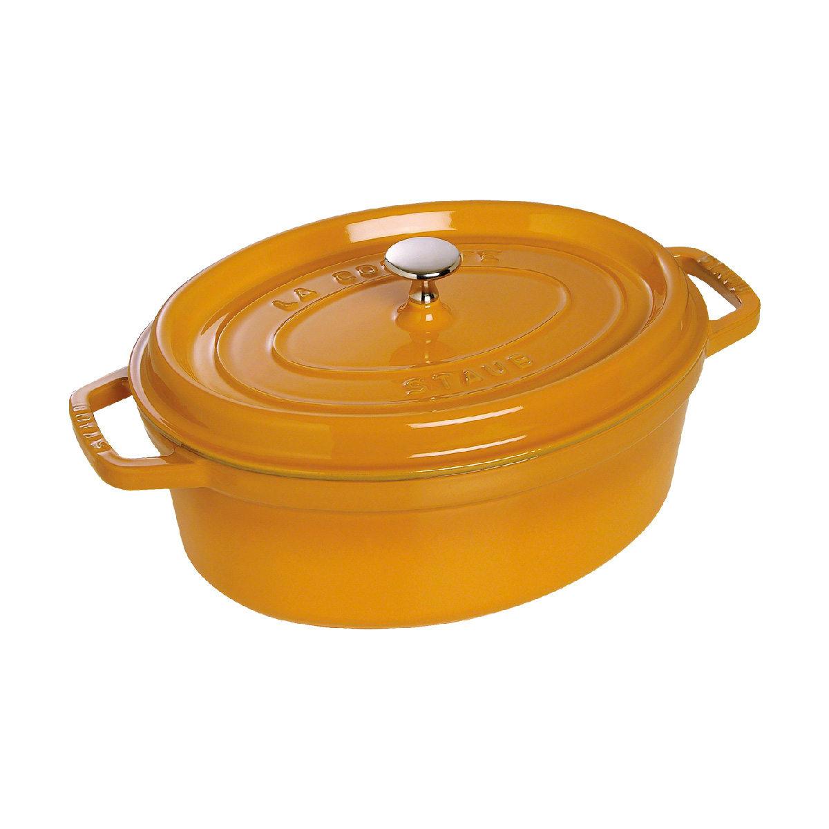Nồi oval STAUB màu vàng - 27cm - 3.2L