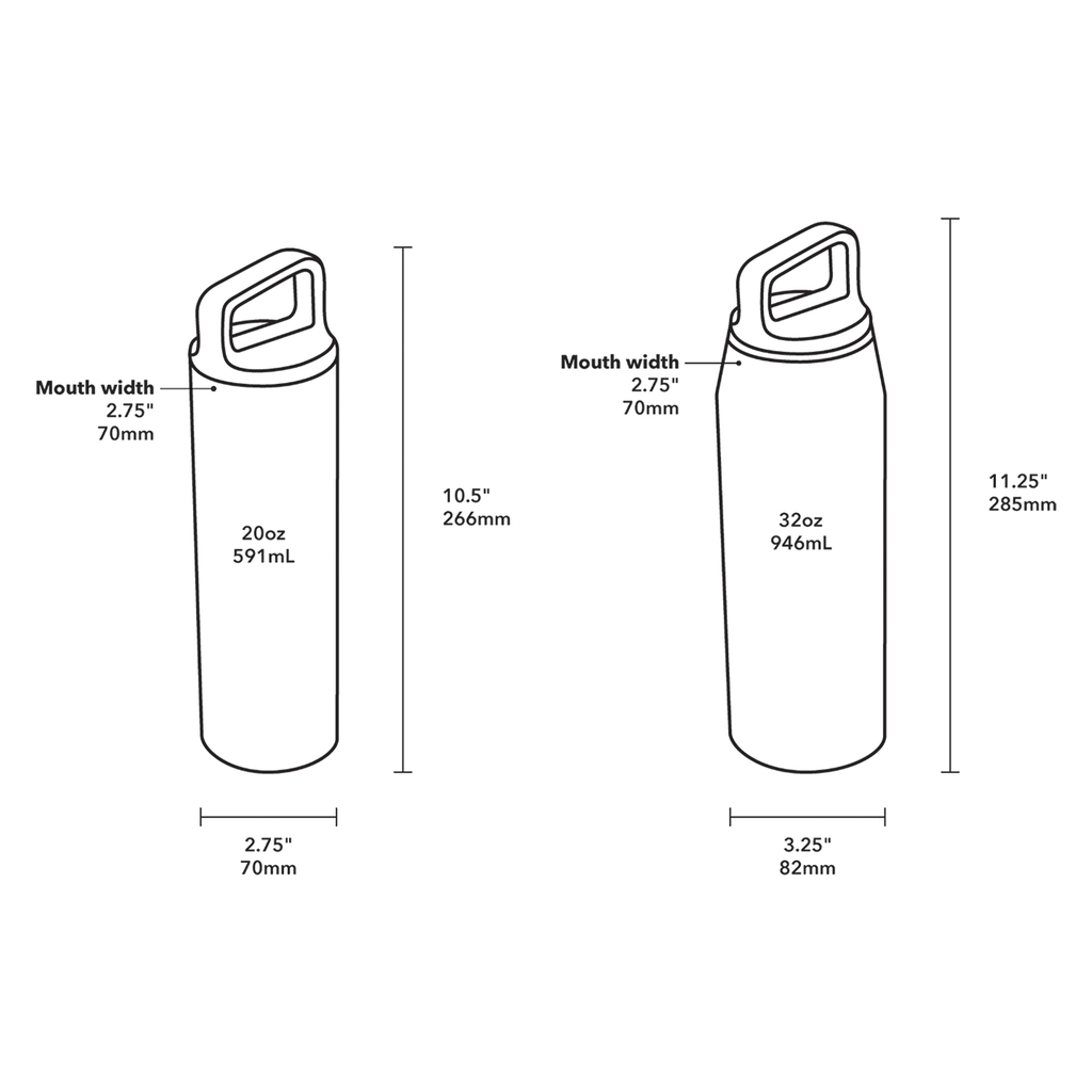 MiiR - Bình giữ nhiệt Wide Mouth - 591ml