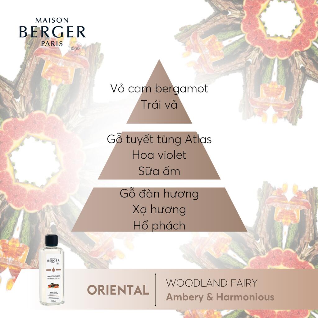 Maison Berger - Tinh dầu đèn xông hương Woodland Fairy - 500ml