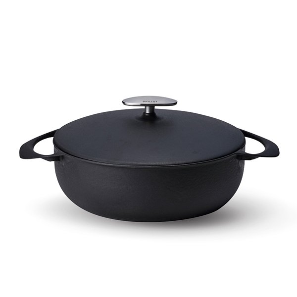 Unilloy - Nồi gang màu đen - 24cm