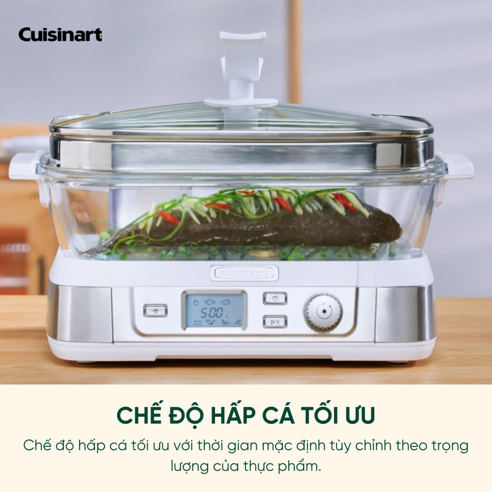 Nồi hấp điện Cuisinart STM-3000HK