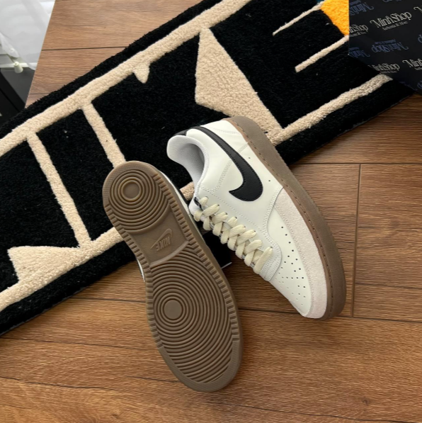 Giày Nike Court Vision Low Sail Light Brown White Black [ FQ8075 133 ]