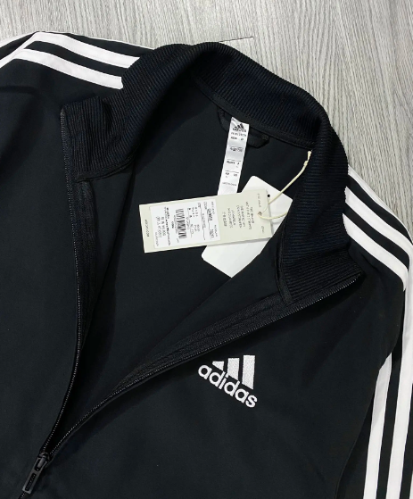 Set Quần Áo Adidas Aeroready Essentials Regular Fit 3 Stripes Đen [ GK9950 ]