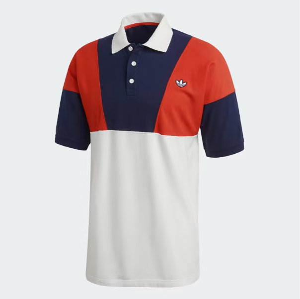 Áo Polo Adidas Originals Shirt Red Core Medium White [ FM2197 ]