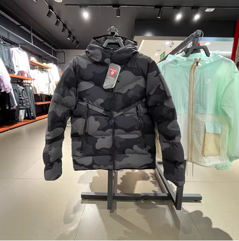 Áo Nike Winter Windproof Warm Hooded Camouflage Sports Cotton [ DQ4936-254 ]