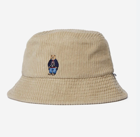 Mũ WHO.A.U Steve Corduroy Bucket Beige [ WHACD4T31A-00 ]