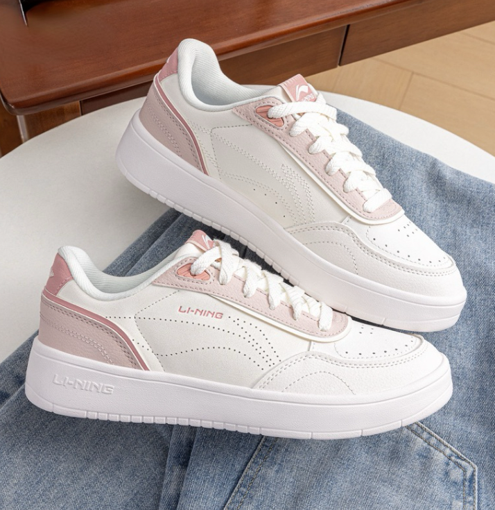 Giày Li-Ning Classic White Pink [ AGCU112-1 ]