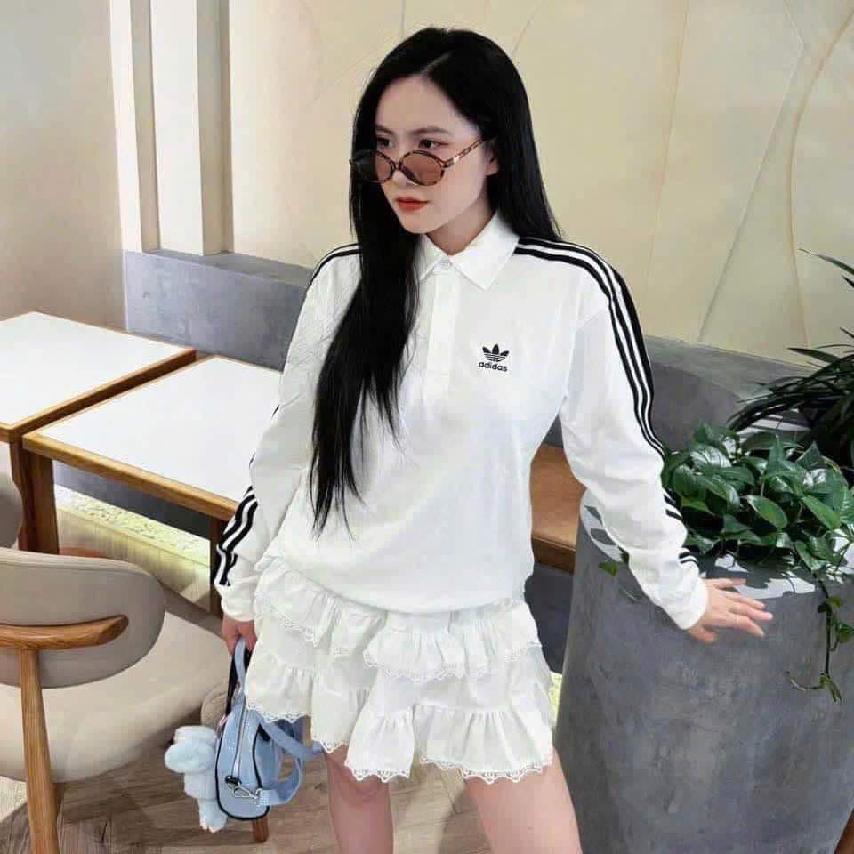 Áo Adidas Polo Adicolor Rugby White [ IZ2459 ]