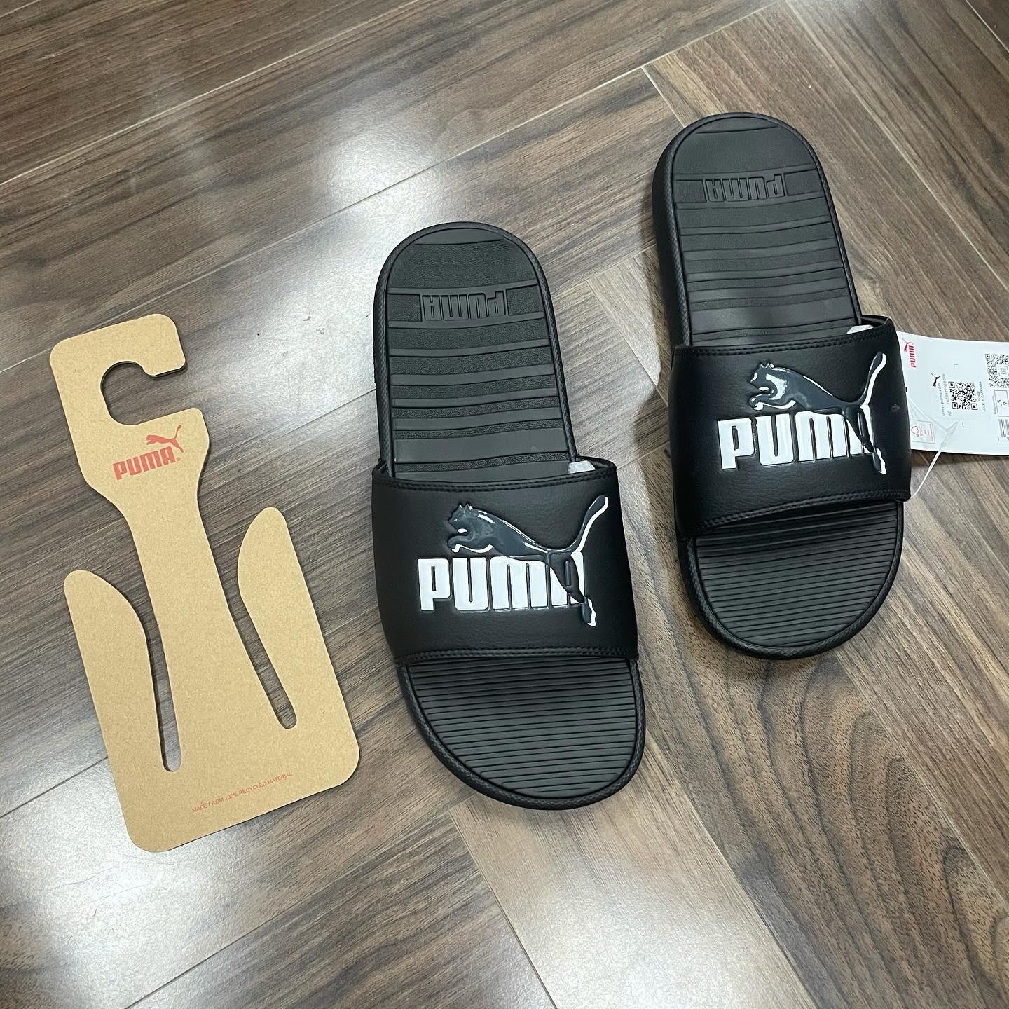 Dép Puma Cool Cat Leap Black White [ 383441 01 ]
