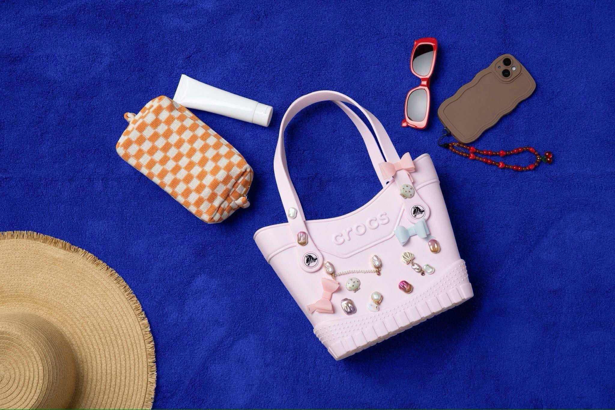 Túi Xách Crocs Classic Small Tote Pink [ 211702 ]