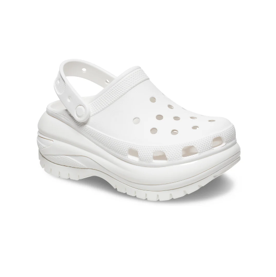 Giày Clog Unisex Crocs Mega Crush Classic White [ 207988-100 ]