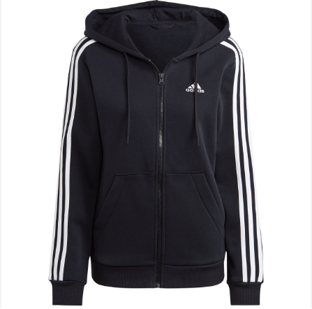 Áo Adidas 3 Stripes FL Full Zip Hoodie [ HZ5743 ]