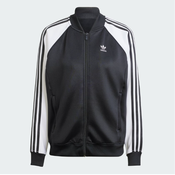 Áo Adidas Track Top SST Oversize Classics Adicolor Đen [ IK4026 ]