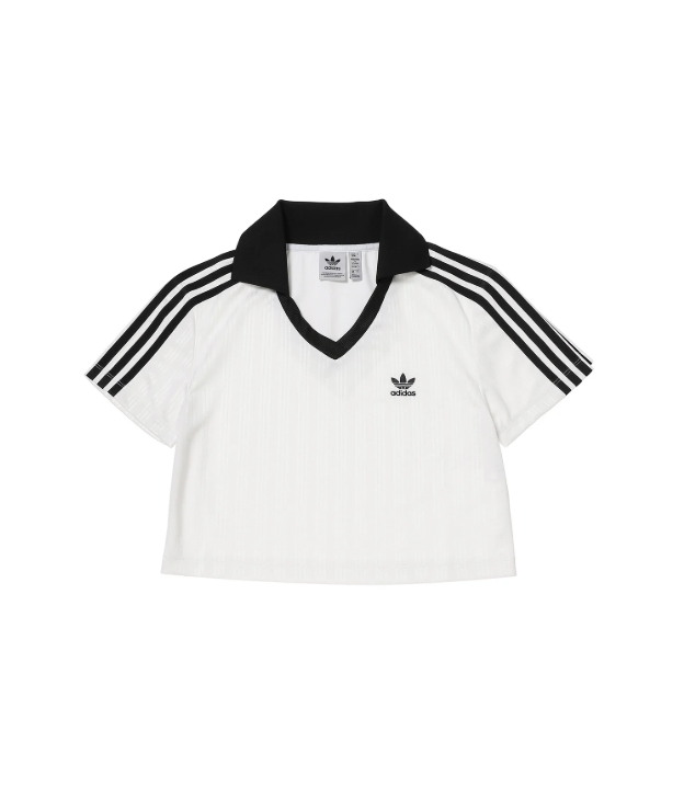 Áo Adidas Polo Croptop Adicolor Football [ JD2608 ]