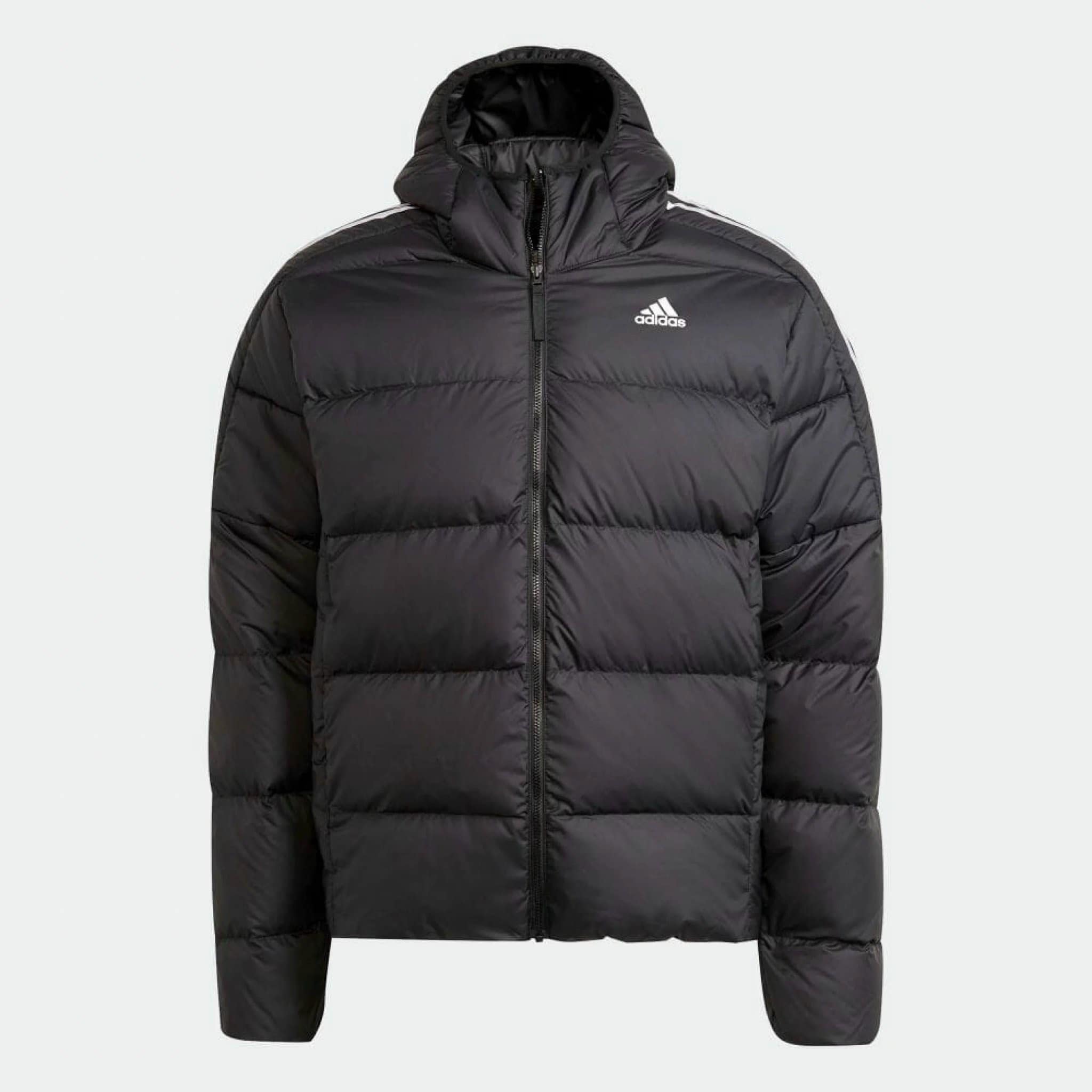 Áo Adidas Essentials Midweight Down Hooded Jacket Black Màu Đen [ GT9141 ]