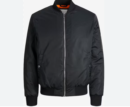 Áo Bomber Michael Kors JACK & JONES Between season Terry Black [ MMK28288 ]