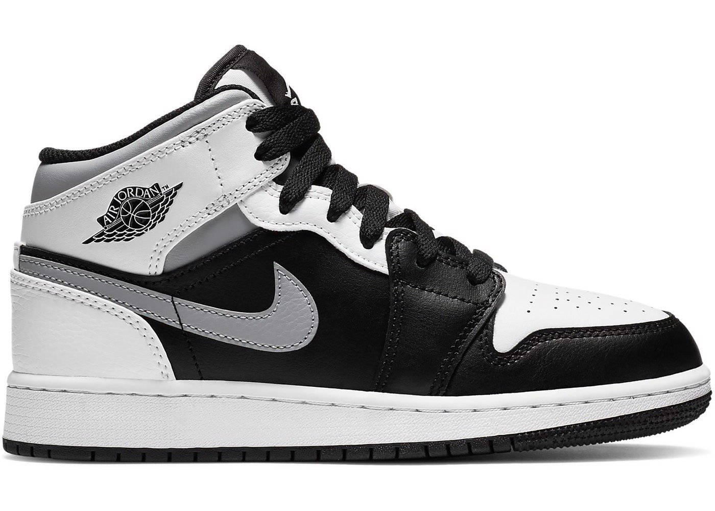 NIKE AIR JORDAN 1 MID WHITE SHADOW GS 554725 073