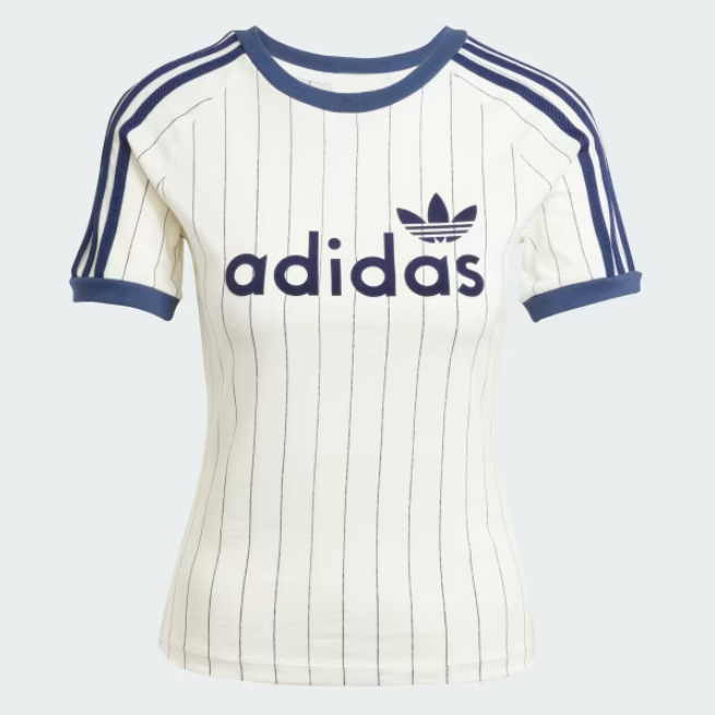 Áo Adidas Linear Graphic Cali White [ JC7705 ]