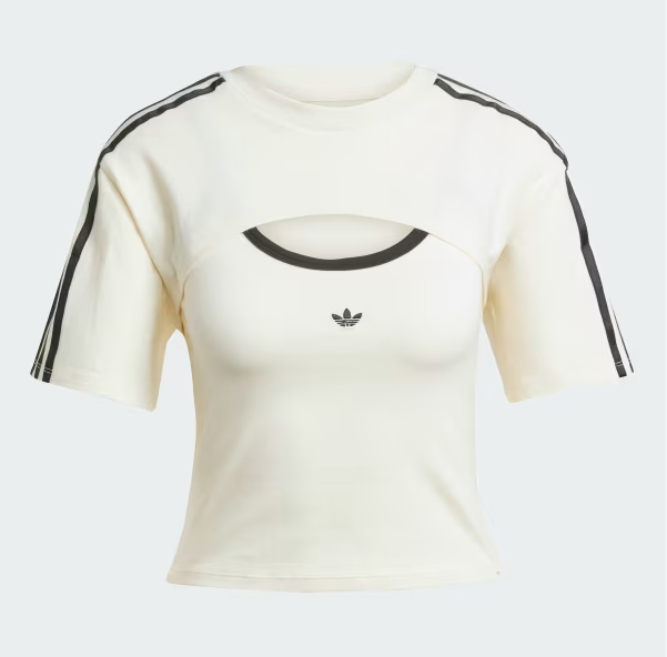 Áo Adidas Cutout Cali White [ JJ3090 ]