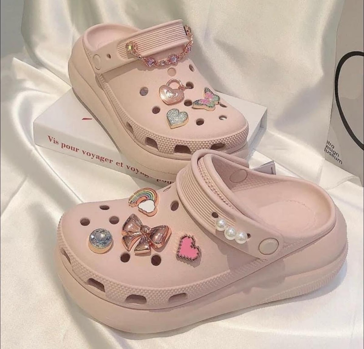 Giày Clog Unisex Crocs Crush Classic Pink [ 207521-6UR ]