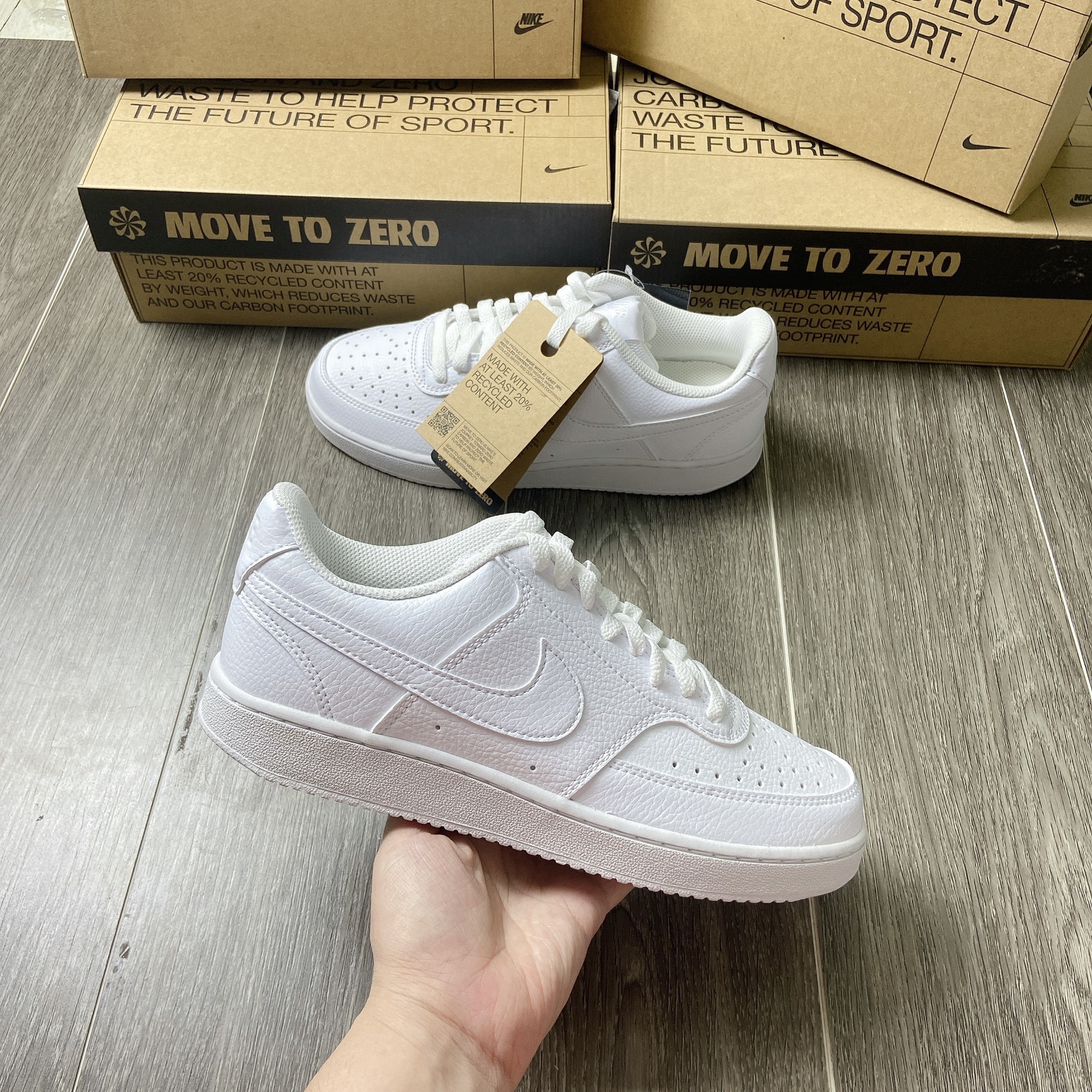 Giày Nike Court Vision Next Nature White DH2987-100