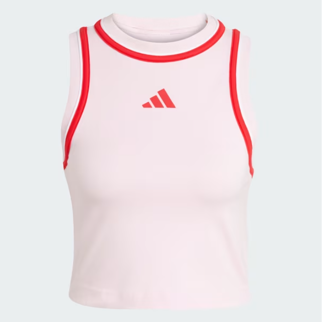 Áo Adidas Essentials Color-Pop Cotton Crop Tank Top Pink [ JD5554 ]