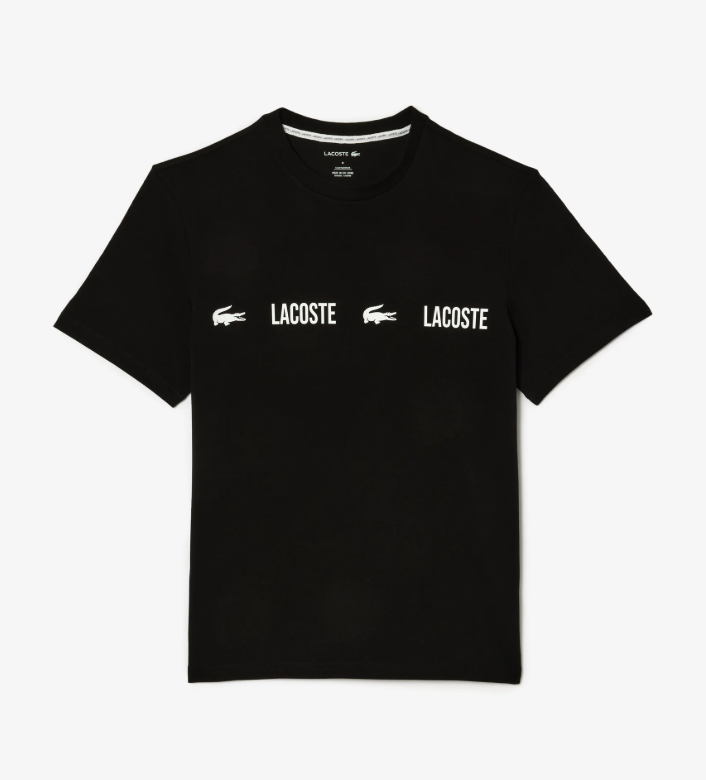 Áo Lacoste Branded Jersey Pajama Top Black [ TH1511 51 258 ]