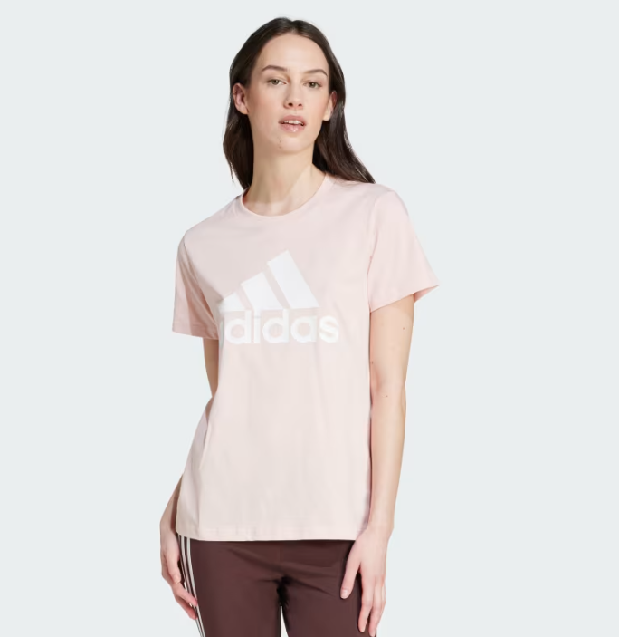Áo Adidas logo Essentials Longgewear Pink [ IY4322 ]
