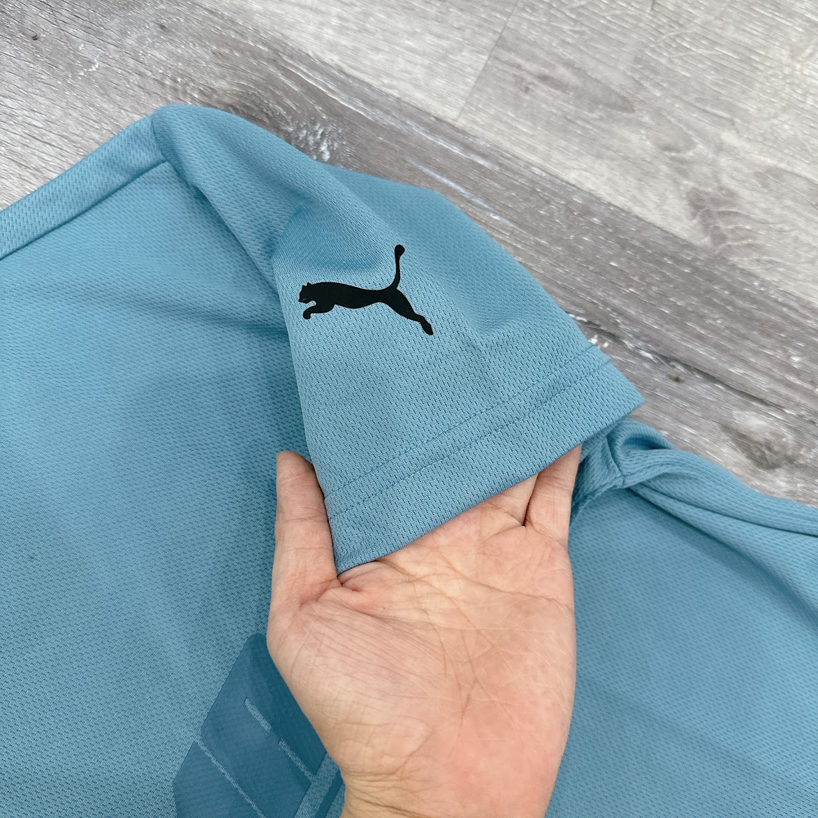 Set Quần Áo Puma Poly Màu Xanh- Đen - PMKTSL22 (Set 04)