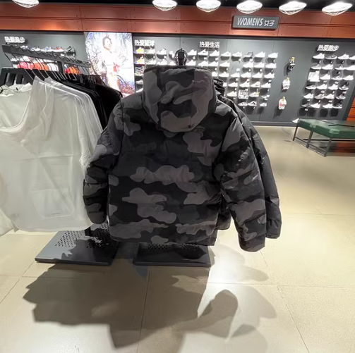 Áo Nike Winter Windproof Warm Hooded Camouflage Sports Cotton [ DQ4936-254 ]