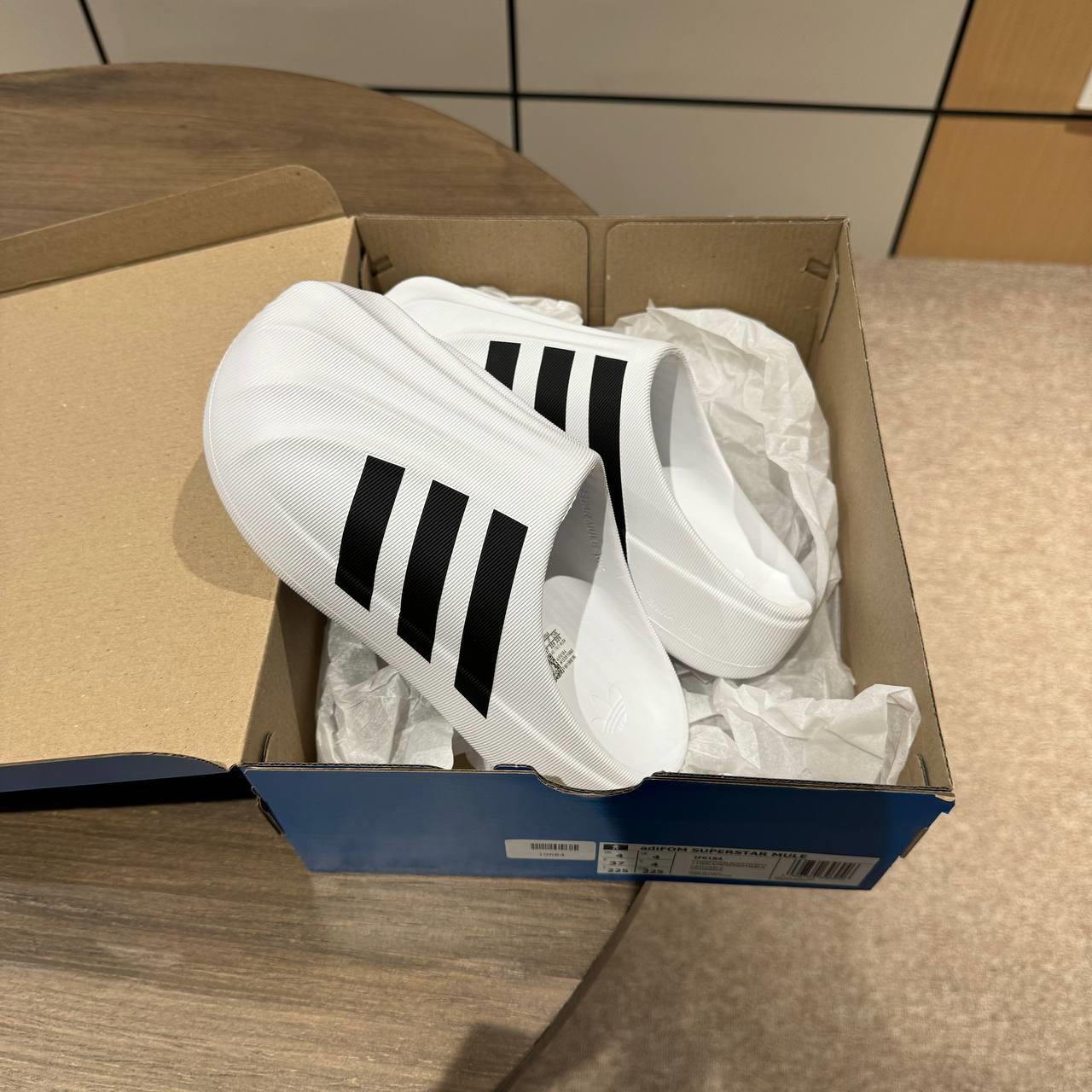 Dép Adidas adiFOM Superstar Mule Black White [ IF6184 ]