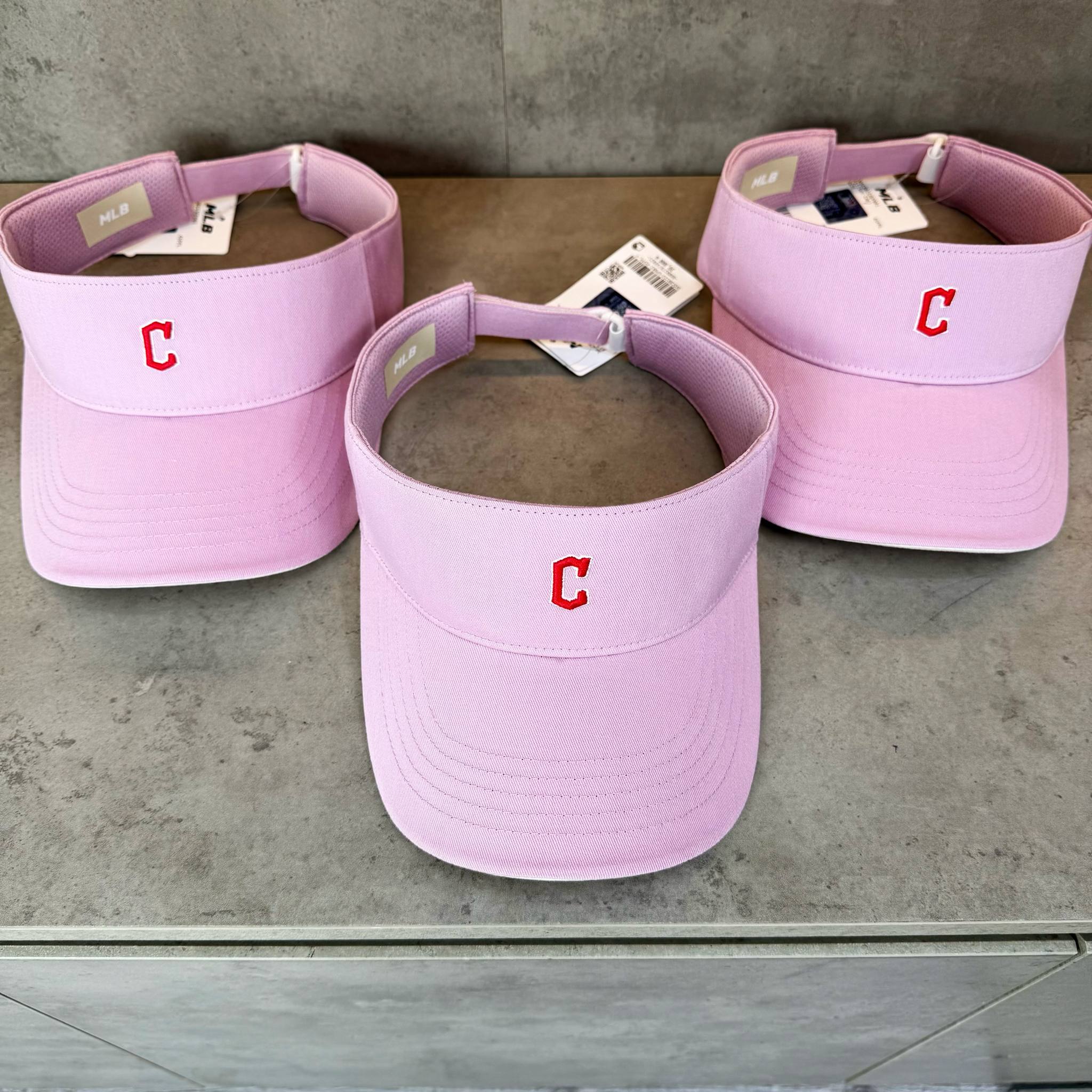 Mũ MLB Korea Nano Logo Sun New York Yankees Pink [ 3ASCB0153-45PPl ]