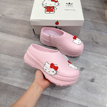 Sục Adidas Adifom Stan Smith Mule Hello Kitty Hồng [ IG4446 ]