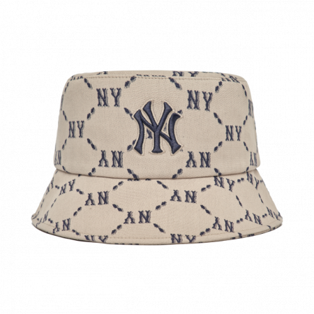 Mũ MLB Bucket Hat Monogram Diamond NY Yankees [3AHTM032N-50BGS]