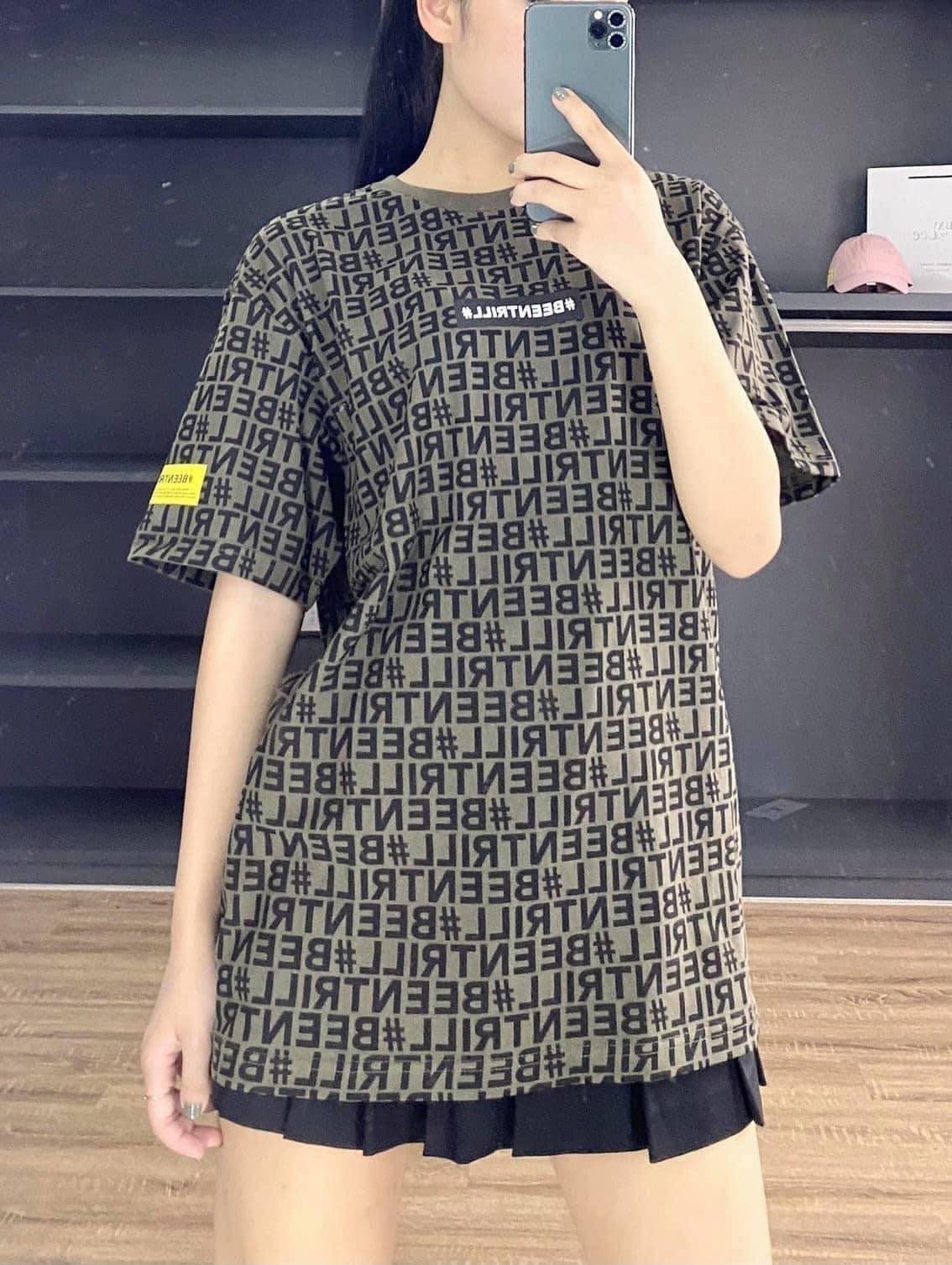 Áo Thun BEENTRILL Màu Khaki Xanh Rêu [ BA213TS011 ]