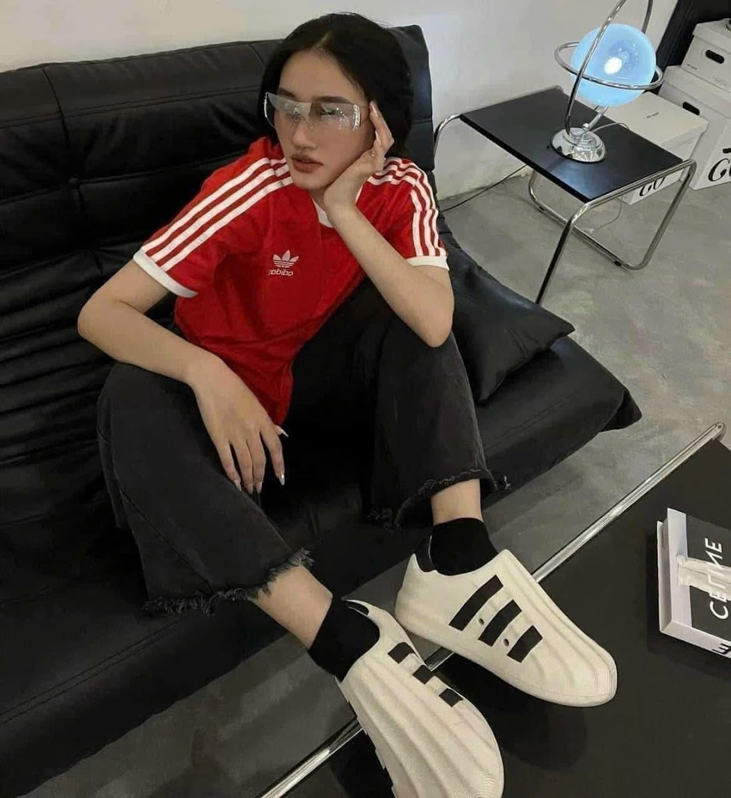 Áo Adidas Adicolor Classics 3 Stripes Red [ IA4852 ]